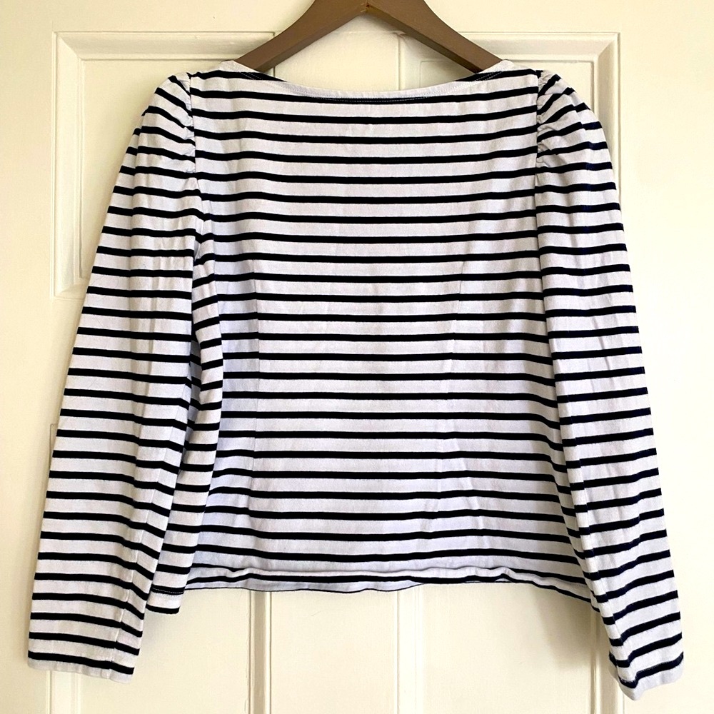 ALC Striped Navy and White Top - size Small